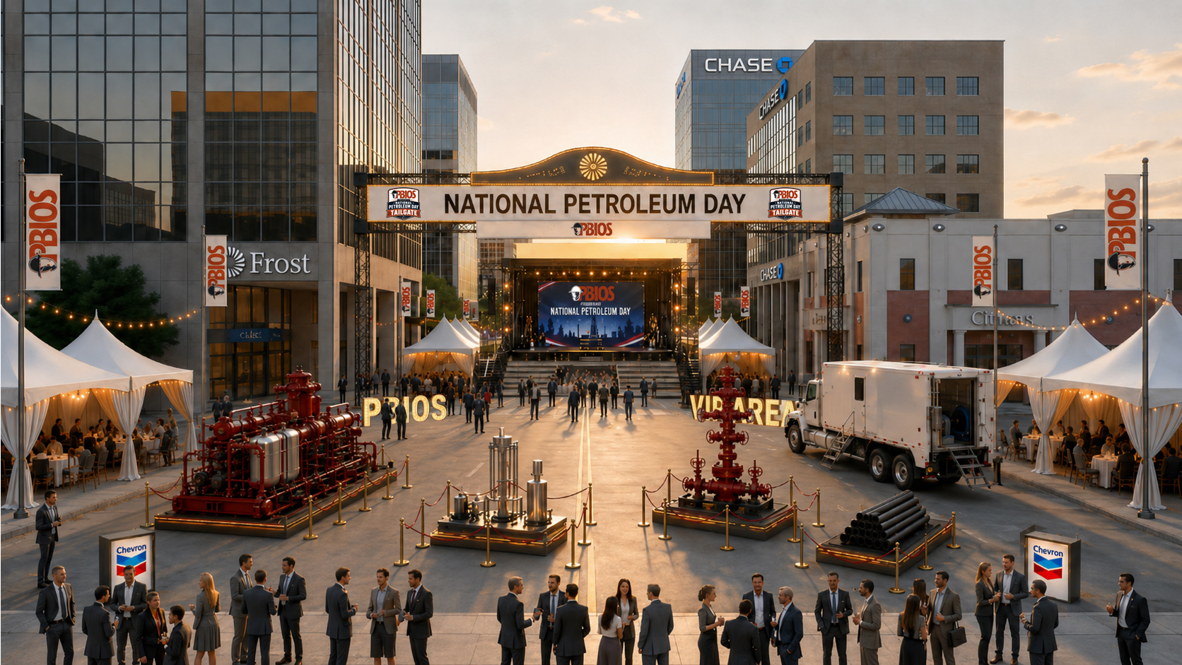 Conceptual rendering of the 2026 National Petroleum Day Wall Street Tailgate